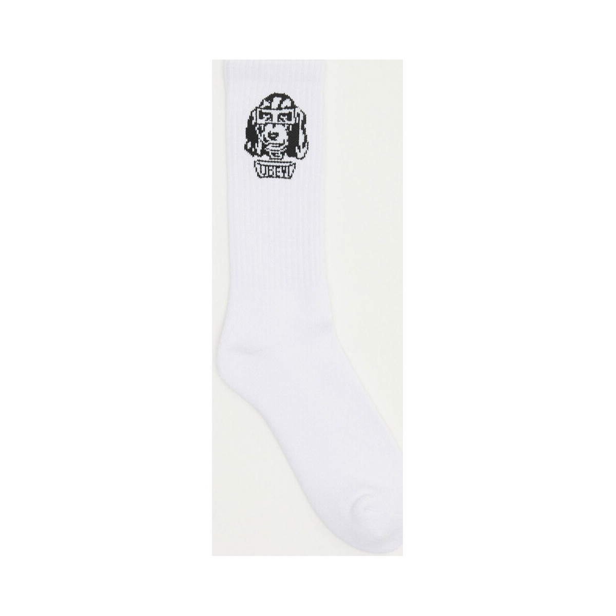 Roupa de interior Homem Meias Obey dog socks Branco