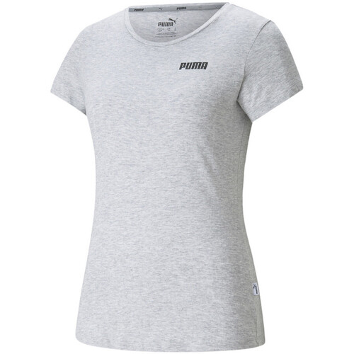 Textil Mulher T-Shirt mangas curtas Puma  Cinza