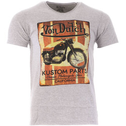 Textil Homem T-shirts e Pólos Von Dutch  Cinza