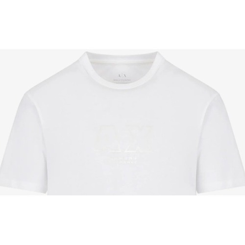 Textil Homem T-shirts e Pólos EAX 3RZTCGZJ3VZ Branco