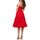 Textil Mulher Vestidos compridos Impero Couture AS3096 Vermelho