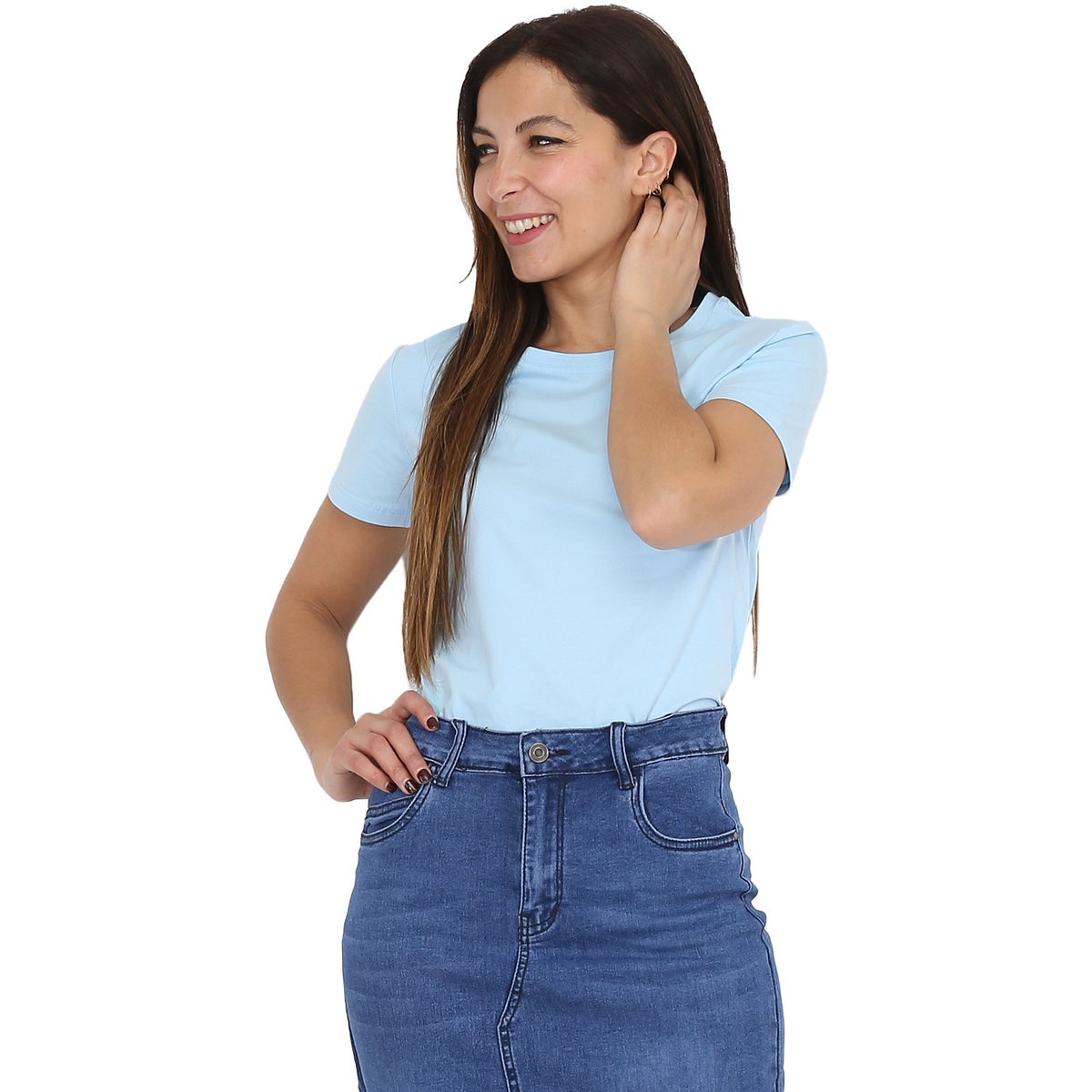 Textil Mulher Tops / Blusas La Modeuse 65524_P151360 Azul