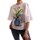 Textil Mulher T-Shirt mangas curtas Desigual 23SWTKC8 Branco