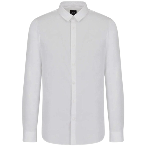 Textil Homem Camisas mangas comprida EAX 8NZC49ZNYXZ Branco