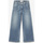 Textil Rapariga Calças de ganga Calça Jeans Sawary Wide Leg Botões Azul Jeans  pulp flare, comprimento 34 Azul