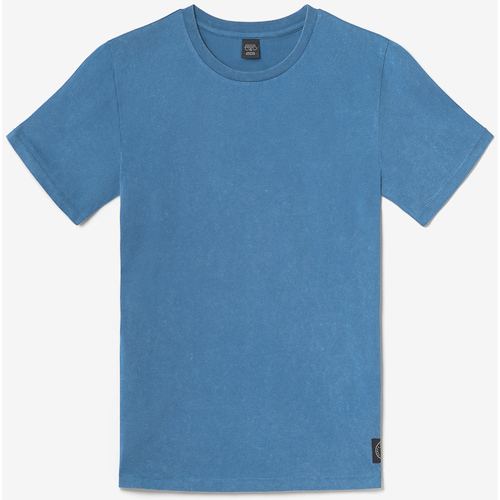 Textil Homem T-shirts e Pólos Le Temps des Cerises T-shirt Denali BROWN Azul
