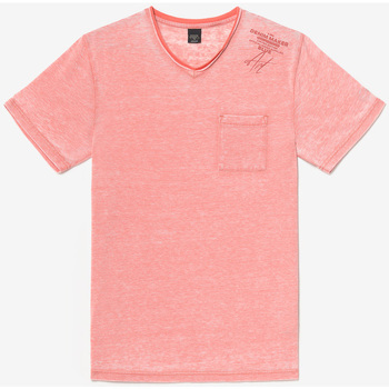Textil Homem T-shirts e Pólos Le Temps des Cerises T-shirt MAVOC Vermelho