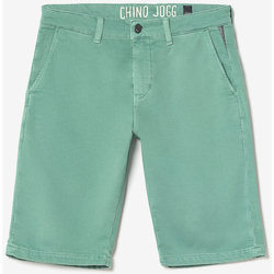 Textil Homem Shorts / Bermudas Le Temps des Cerises Bermudas calções JOGG Verde