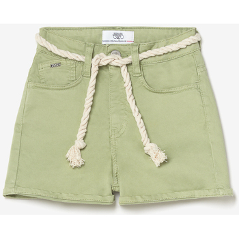 Textil Rapariga Shorts / Bermudas Franjas / Pomponsises Calções TIKO Verde
