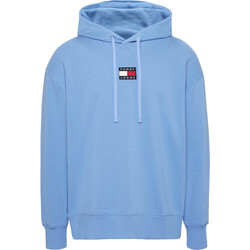 Textil Homem camisolas Tommy Jeans Relax College Pop Hoodie Azul