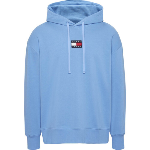 Textil Homem camisolas Tommy Jeans Relax College Pop Hoodie Azul