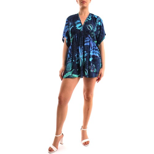 Textil Mulher Shorts / Bermudas Desigual 23SWMW18 Azul