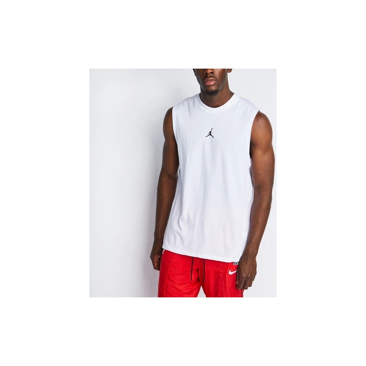 Textil Homem T-shirts e Pólos Nike JUMPMAN SPRT SLVLS TOP Branco