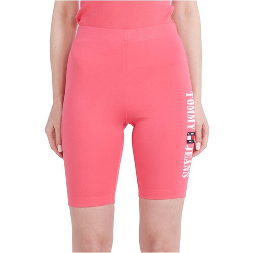 Textil Mulher Shorts / Bermudas Tommy Jeans DW0DW15643 Rosa