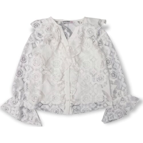 Textil Rapariga camisas Patrizia Pepe 7C0212-A293 Branco