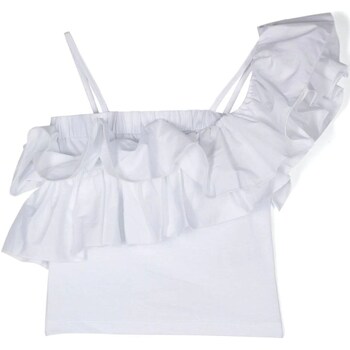 Textil Rapariga camisas Patrizia Pepe 7C0698-A233 Branco