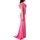 Textil Mulher Vestidos compridos Impero Couture KD2107 Rosa