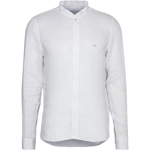 Textil Homem Camisas mangas comprida Botins / Botas Baixas MK0DS01005 Branco