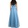 Textil Mulher Vestidos compridos Impero Couture WL20831 Azul