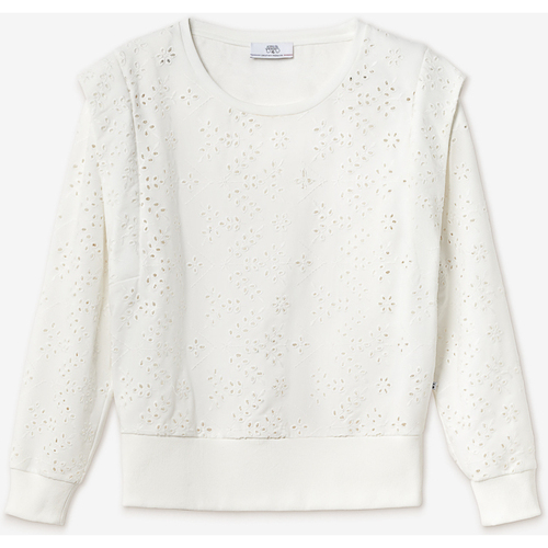 Textil Mulher Sweats Le Temps des Cerises Sweatshirt PLUME Branco