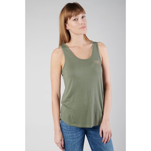 Textil Mulher T-shirts e Pólos Franklin & Marshises T-shirt DEBSMALL Verde