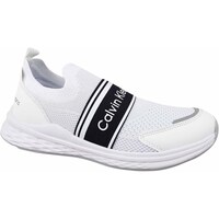 Sapatos Criança Sapatilhas Formallaque Calvin Klein Jeans Cut Easyon Branco