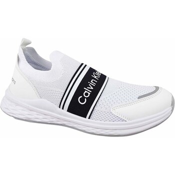 Sapatos Criança Sapatilhas Calvin Klein Brand JEANS Cut Easyon Branco