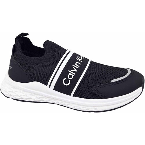 Sapatos Criança Sapatilhas Calvin Klein JEANS Star Cut Easyon Sneaker Preto