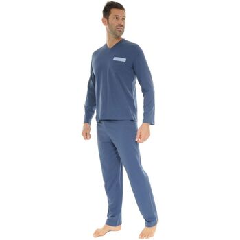 Textil Homem Pijamas / Camisas de dormir Christian Cane WAYNE Azul