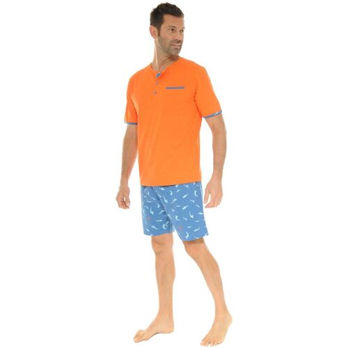 Textil Homem Pijamas / Camisas de dormir Christian Cane WINSTON Laranja