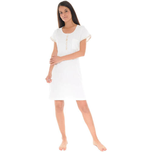 Textil Mulher Pijamas / Camisas de dormir Pilus YLEANA Branco