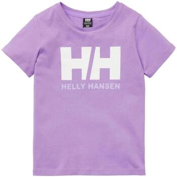 Textil Rapariga T-Shirt mangas curtas Helly Hansen  Violeta