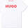 Textil Rapaz T-shirts e Pólos Hugo Boss Kids G25102-10P-1-19 Branco