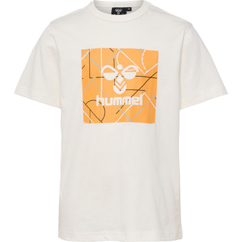 Textil Rapaz T-Shirt mangas curtas hummel T-shirt enfant  hmlAdam Branco