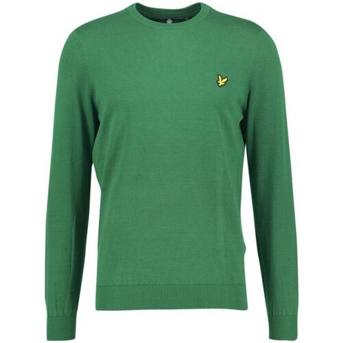 Textil Homem camisolas T-shirts e Pólos KN821V CREW NECK-W510 ENGLISH GREEN Verde