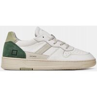 Sapatos Homem Sapatilhas Date M381-C2-VC-WG COURT 2.0-WHITE/GREEN Branco