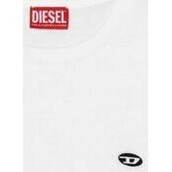 Textil Homem T-shirts e Pólos Diesel A03819 0AIJU T-JUST-DOVAL-141 Branco