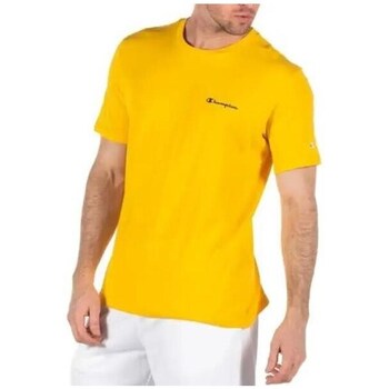 Textil Homem T-Shirt mangas curtas Champion Crewneck Tshirt Amarelo