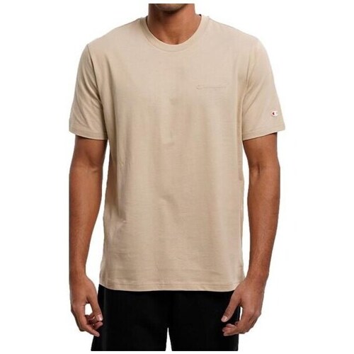 Textil Homem ASOS 4505 Trænings T-shirt med kontrastfarvede paneler Crewneck Tshirt Creme