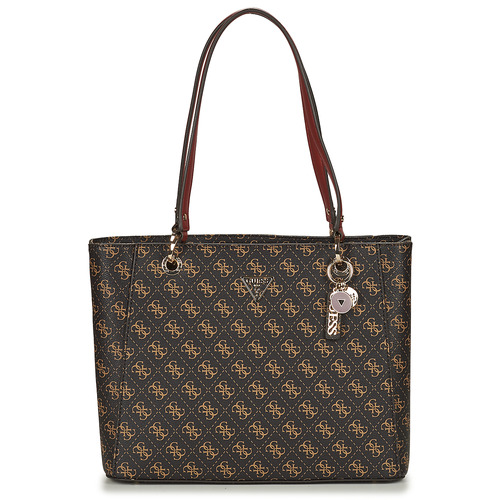 gold Mulher Cabas / Sac shopping Guess NOELLE Castanho
