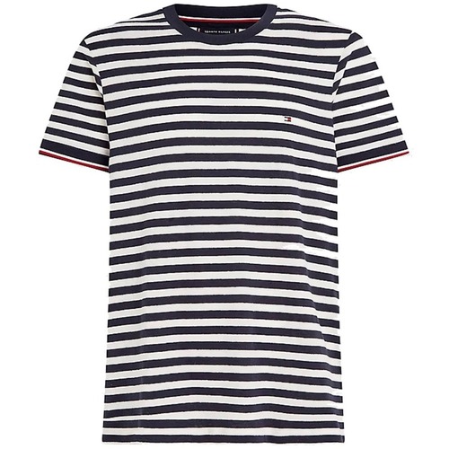 Textil Homem T-shirts e Pólos Tommy Hilfiger MW0MW30052 Azul