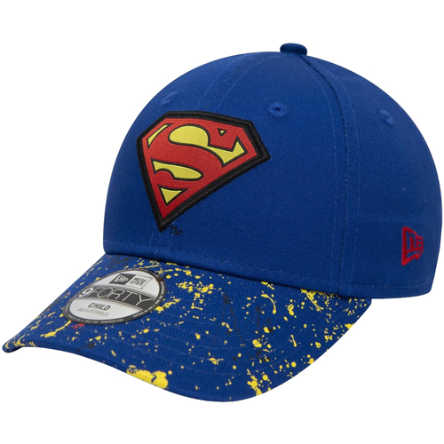 Acessórios Rapaz Boné New-Era 9FORTY DC Superman Kids Cap Azul