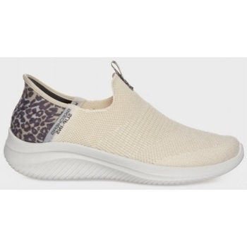 Sapatos Mulher Sapatilhas Schuhe Skechers SLIP-INS: ULTRA FLEX 3.0 - SMOOTH STEP Bege