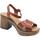 Sapatos Mulher Sandálias Cinzia Soft EL680202 Castanho