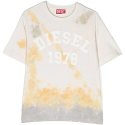 Textil Rapaz T-Shirt amarelo mangas curtas Diesel J01121-KYAU0 Cinza