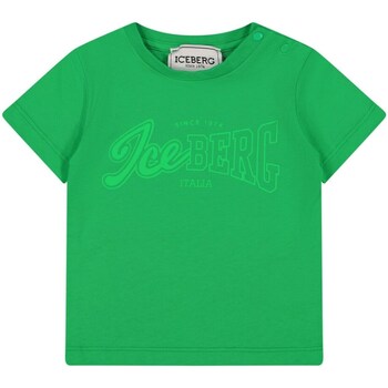 Textil Mulher T-Shirt mangas curtas Iceberg TSICE3113B Verde