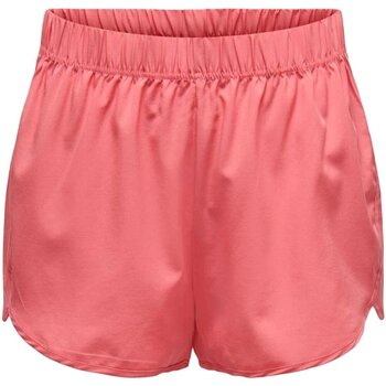 Textil Mulher Shorts / Bermudas Only ONPMIRE MW LOOSE WVN SHORTS Rosa