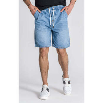 Textil Homem Shorts / Bermudas Gianni Kavanagh Light Blue Elastic Waist Shorts Light Blue