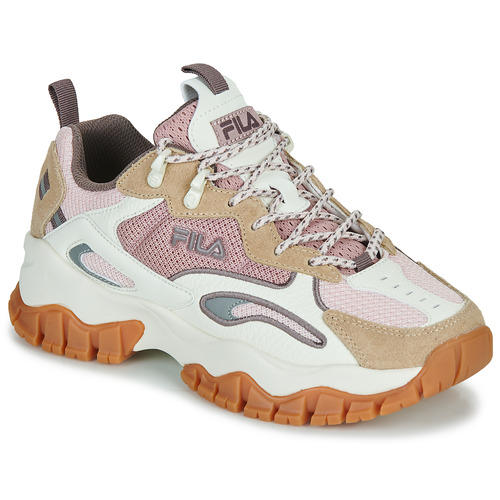 Sapatos silver Sapatilhas Fila synthetic RAY TRACER TR2 WMN Branco / Bege / Rosa