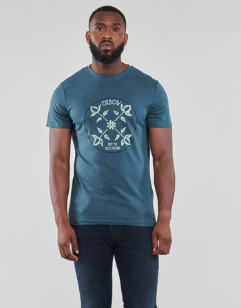 Textil Homem T-Shirt mangas curtas Oxbow TEGANE Azul
